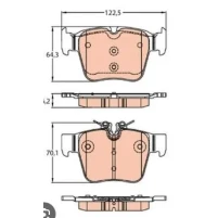 DISK BALATA MERCEDES W205 ARKA GDB2154