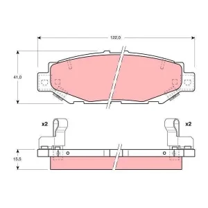 FREN BALATASI ARKA TOYOTA SUPRA