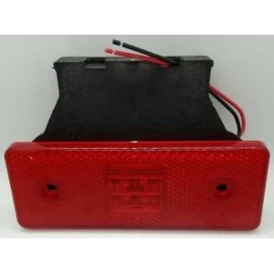 12 VOLT LEDLI SIDE MARKER KIRMIZI BRAKETLI