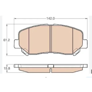 DISK BALATA MAZDA CX-5 2011-- ON KDY93328Z, K0Y13328Z, K0Y13323Z GDB3562