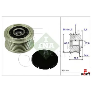 ALTERNATÖR KASNAĞI HYUNDAI H100 2.5 CRDI 7 KANAL