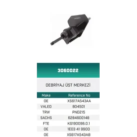 DEBRIYAJ ÜST MERKEZI FIESTA BM 96-> KG190096.0.1
