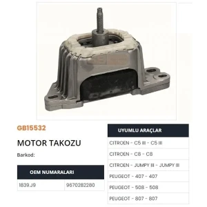 MOTOR TAKOZU 407-508-807-C5-C8-JUMPY-SCUDO-EXPERT