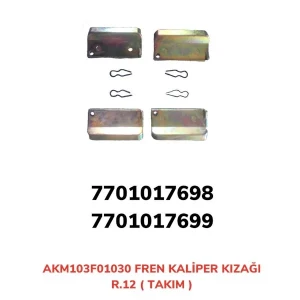 FREN KALİPER KIZAĞI R.12 SEKMANLI TAKIM R.12