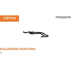 KALORİFER HORTUMU RENAULT R 21 MENAGER 7702252701