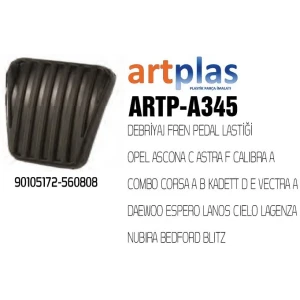 DEBRİYAJ FREN PEDAL LASTİĞİ OPEL ASCONA C ASTRA F CALIBRA A COMBO CORSA A B KADETT D E VECTRA A DAEWOO ESPERO LANOS CIELO LAGENZA NUBIRA BEDFORD BLITZ