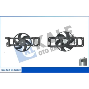 FAN GRUBU DACIA LOGAN SOLENZA - RENAULT LOGAN I FA N + MOTOR + DAVLUMBAZ