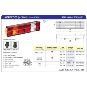 STOP LAMBA CAMI SOL MERCEDES ACTROS-AXOR STOP LAMBA CAMI