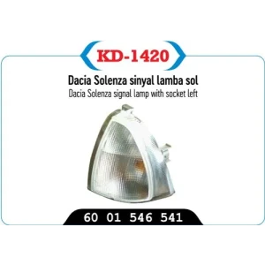 SINYAL LAMBASI DUYLU SOL DACIA