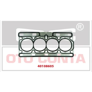 DACİA LOGAN-SANDERO 1200CC 16 V SİLİNDİR KAPAK CONTA ÇELİK MLS 0.35MM D4F 732 D4F 734