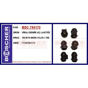 VİRAJ DEMİR UÇ LASTİĞİ R9-R19-MGN I-CLIO I YM.