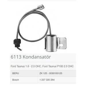 MEKSEFE TAUNUS 1.6 2.0 OHC