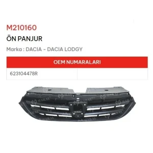 ÖN PANJUR DACIA LODGY