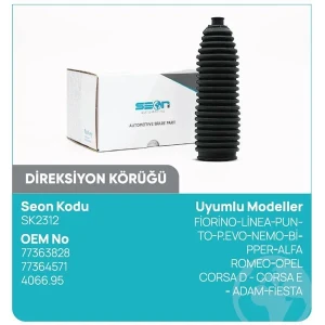 DİREKSİYON KÖRÜĞÜ FİORİNO-LİNEA-PUNTO-P.EVO-NEMO-BİPPER-ALFA ROMEO-OPEL CORSA D - CORSA E - ADAM-FİESTA