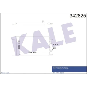 KLİMA RADYATÖRÜ LAGUNA I 1.6 16V 1.8 16V 1.9 DTI
