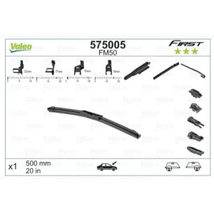 FİRST MULTİCONNECTİON FLAT BLADE (MUZ TİPİ) SİLECEK (UNİVERSAL) FLAT BLADE FM50 (X1) (500 MM)
