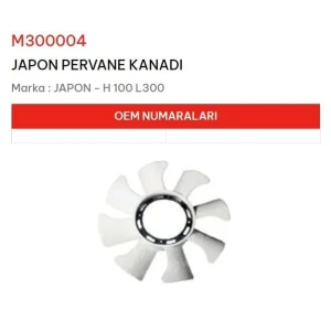 JAPON PERVANE KANADI H 100 L300