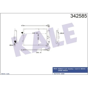 KLİMA RADYATÖRÜ CLIO III MODUS 1.2 1.4 1.6 2.0 05 +