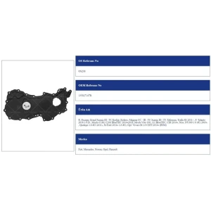 EKSANTİRİK KAPAĞI RENAULT MEGANE III IV TRAFİC MERCEDES VITO NISSAN NV300 OPEL VIVARO B CDTI R9M