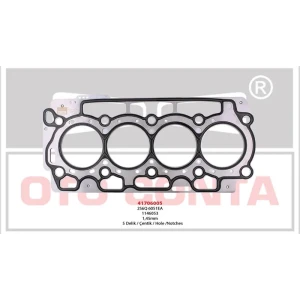 SİLİNDİR KAPAK CONTASI BIPPER FIESTA NEMO 1.4 HDI 5 DELIK P.206-BIPPER FIESTA NEMO 1.4 HDI S.K.C ÇELIK MLS 1.45MM 5 DELIK 8HS-8HT-8HX- DV4TD 0209.AH