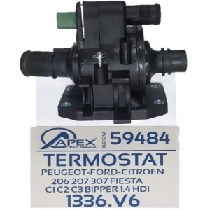 TERMOSTAT PEUGEOT 206-207-307 BİPPER C1-C2-C3 1.4 HDİ
