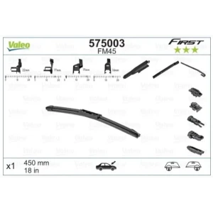 FİRST MULTİCONNECTİON FLAT BLADE (MUZ TİPİ) SİLECEK (UNİVERSAL) FLAT BLADE FM45 (X1) (450 MM)