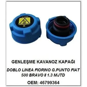 YEDEK SU DEPO KAPAĞI FİAT DOBLO ALBEA BENZİNLİ MTA 5014877 0 ORİNG YATAKLI 1.4 BAR