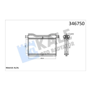 KALORİFER BRAZING BMW 5 6 7 ALPINA B7