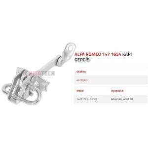 KAPI GERGİSİ ALFA ROMEO 147 ARKA 2000-2010