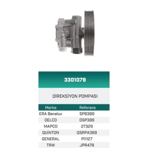 DİREKSİYON POMPASI HİDROLİK 605 2.0 TURBO HATTAT/HEMA