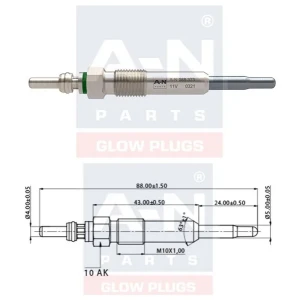 KIZDIRMA BUJİSİ ECO 11V VOLVO S 40 1.9 DI 7700111323 GN018 0100226373 GLP224 0250212009 DP4 Y732J B103 ET1-A-N-088 373 KANGO CLİO 1.5 EURO5