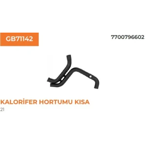 KALORİFER HORTUMU KISA RENAULT R 21 CONCORDE 77007