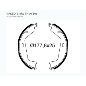 PABUÇLU FREN BALATASI VOLVO XC60 XC90