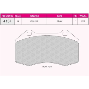 FREN BALATASI ÖN RENAULT MEGANE III SCENIC II – OPEL CORSA D 24162