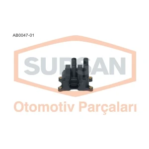 ATEŞLEME BOBİNİ FORD FİESTA IV 1.25L 16V ZETEC SE (DHA DHB DHC DHD DHE DHF DHG FUJA FUJB) / FORD FOCUS 1.4L 16V ZETEC (FXDA FXDC FXDB FXDD) 4 ÇIKIŞLI 3 PİN OVAL SOKET