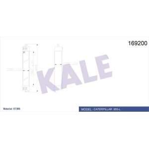 YAĞ SOĞUTUCU CAT-955 L 7 SIRA PF 630×133X133