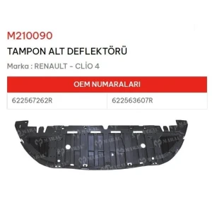 TAMPON ALT DEFLEKTÖRÜ CLİO IV