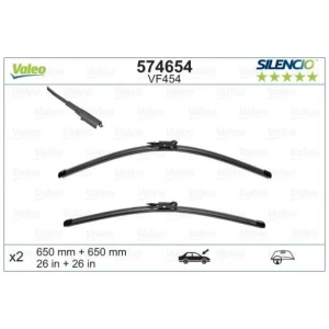 SİLENCİO X-TRM FLAT BLADE (MUZ TİPİ) SİLECEK VM454 (X2) (650+650 MM) AUDI Q7