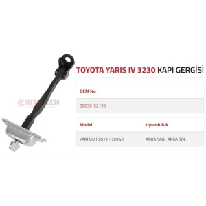 KAPI GERGİSİ YARIS IV ARKA 2012 2014