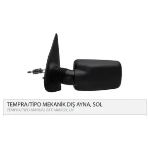 DIŞ DİKİZ AYNASI SOL MEKANİK KAMP6 TEMPRA TIPO