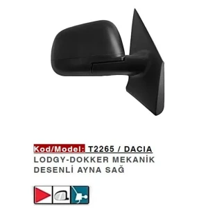 DIŞ DİKİZ AYNASI SAĞ LODGY DOKKER MEKANİK