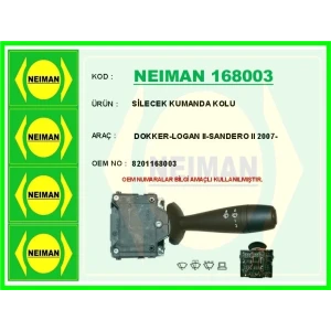 SİLECEK KUMANDA KOLU DOKKER-LOGAN II-SANDERO II 2007-