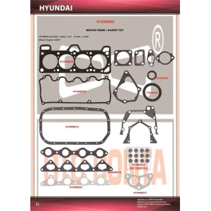 TAKIM CONTA HYUNDAI 1.3 12V HYUNDAI 1.3 12 VMOTOR TAKIM CON. KEÇELI G4E-A G4EH 20920-22A00