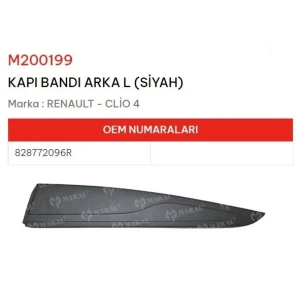 KAPI BANDI ARKA SOL CLIO IV