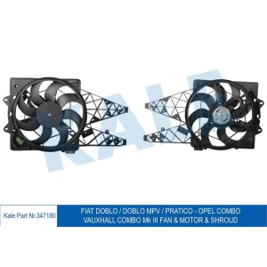 FAN MOTORU DAVLUMBAZLI DOBLO DOBLO MPV PRATICO- COMBO VAUXHALL COMBO MK III