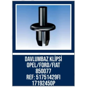 DAVLUMBAZ KLİPSİ OPEL/FORD/FIAT