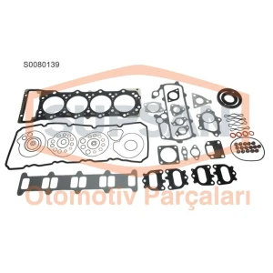 MOTOR TAKIM CONTA MİTSUBİSHİ CANTER FUSO EURO4 - E NG.(4M42) FE839-FE859 / PAJERO ENG.(4M42) KEÇELİ, SUPAP LASTİKLİ - SİLİNDİR KAPAK CONTALI