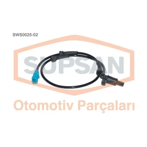 ABS SENSÖRÜ PEUGEOT 206 1.4İ (TU3JP) 1.4HDİ (DV4TD) 1.4 16V (ET3J4) 1.6 16V (TU5JP4) 1.9D (DW8) 2.0HDİ (DW10TD) 2.0 16V (EW10J4) ARKA AKS SAĞ/SOL