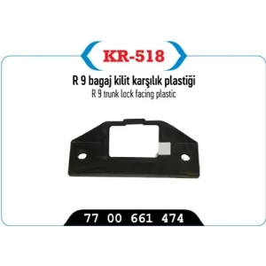 BAGAJ KİLİT KARSILIK PLASTİĞİ R9