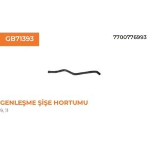 GENLEŞME ŞİŞE HORTUMU RENAULT RENAULT 11-FLASH 770